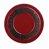 Cutler-Hammer 10250T Heavy Duty Push Pull Operator Button, 40 mm, Round, Emergency Stop Legend, Plastic/Die Cast Zinc
