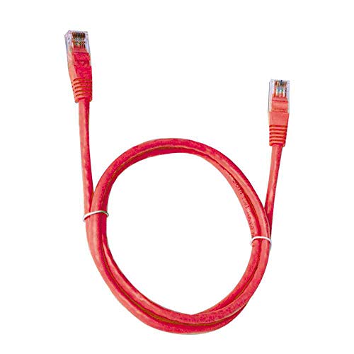 Cabo de Rede Pluscable Cat.6 10M Vermelho Patch Cord - Pc-Eth6U100Rd