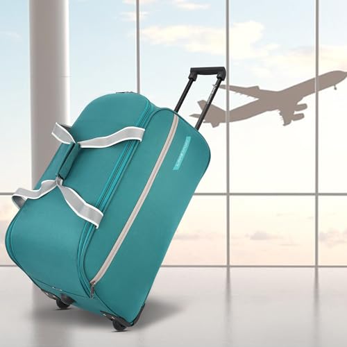 Lavie Sport Lino Wheeled Duffle Bag | 2 Wheel Duffle Bag | Built to Last with Wheels and Trolley