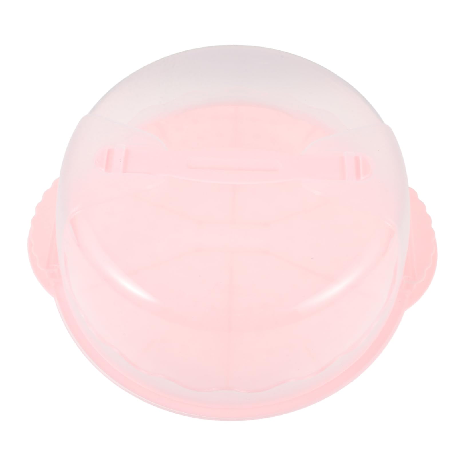 Cabilock Birthday Cake Case Portable Decorative Cake Box Slip-resistant Base Lid