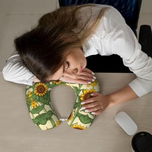 Almohada cuello U espuma viscoelástica 25 cm x 30 cm miniatura 7