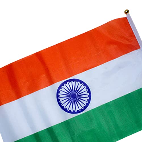 Image of Prime Set Of 6 Pcs Small Size Tiranga Indian Paper Flag with Stick for Independence Day for School College and Office Decoration Pack Of 1