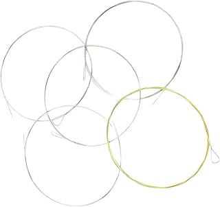 SUPVOX 5pcs Strings Banjo Strings Banjo Parts Dulcimer Banjo Strap Stringed Instrument Part Music Wire Banjo Picks Instrument Accessories Set of Strings Multifunction Alloy