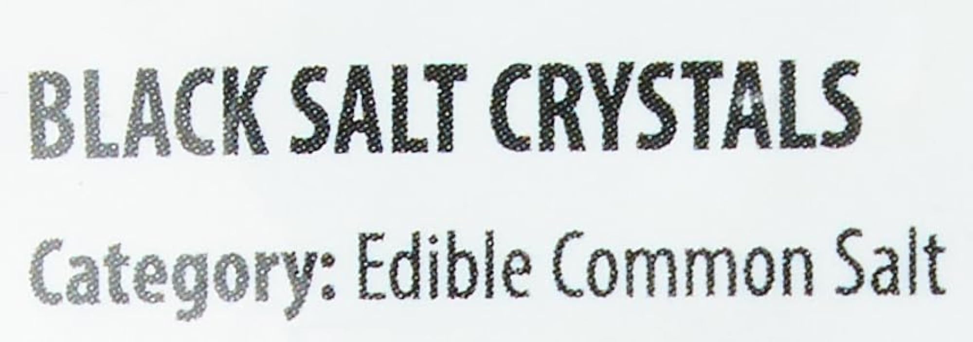 Exotic Black Salt Crystals, Pack of 3