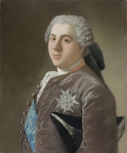Portrait Jean Étienne Liotard impression toile affiche déco murale salon 60x90