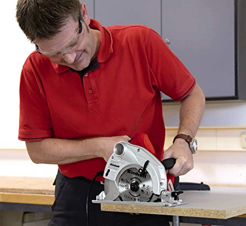 Einhell Handkreissäge TC-CS 1400 (1400 W, max. 66 mm, Sägeblatt Ø 190, 24 Zähne, Softstart, Parallelanschlag) – Bild 5