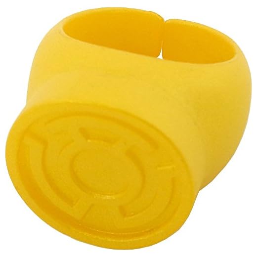 DC Comics Green Lantern Blackest Night Yellow Sinestro Corps Ring
