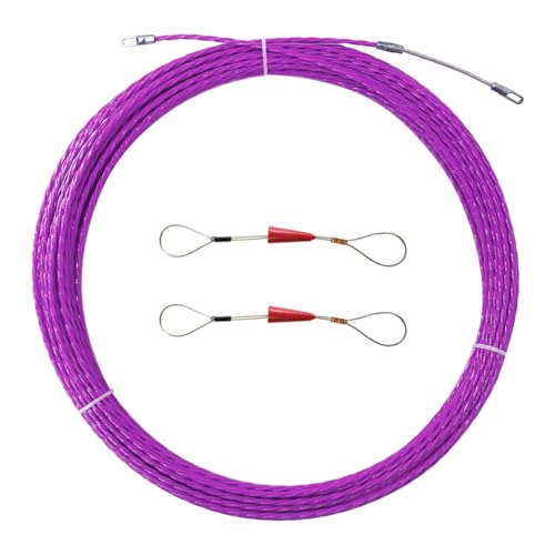 Image of 10M 33Ft Fish Tape Cable Puller Cable Rods Kit PET Electrical Cable Puller 4mm Through Wall Wire Guide Device Threader Fish Cable Fastener