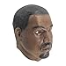 Realistic Latex Celebrity Human Male Head Masks Kanye Rubber Mask Man Party Costume Halloween