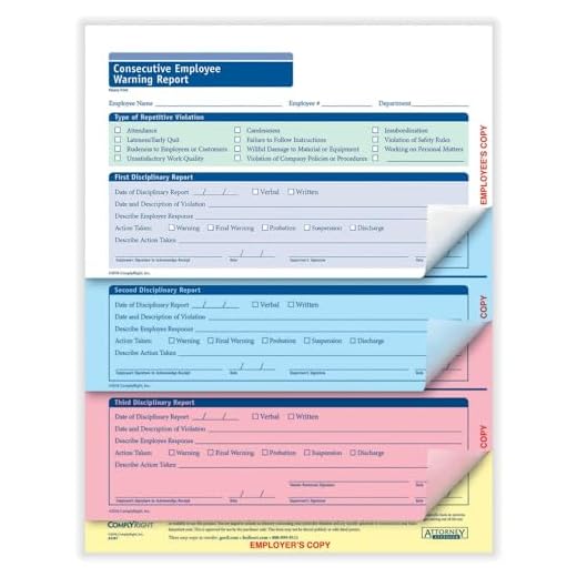 ComplyRight Employee Warning Report Form Pack