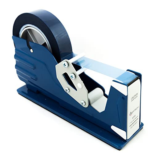 Bertech KTD1 General-Purpose Tape Dispenser, 1 Inch Wide, Blue