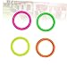 LIOOBO 72pcs Boys and Girls Throwing Ring Toys Fun Educational Circle Game for Outdoor Indoor Play Improves Motor Skills Hand-Eye Coordination Random