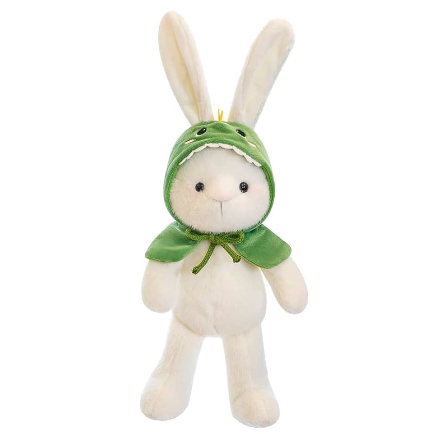 Amazon.co.jp: 折りたたみ耳付きウサギぬいぐるみ-うさぎ