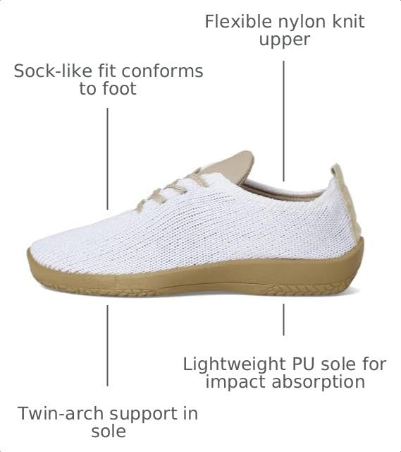 Image of Arcopedico LS 1151 Women's Shoes - Lace-Up Support and Walking Comfort- Sock Fitting - Arch Support and Cushioning - Removeable Insoles - Vegan - Travel Friendly