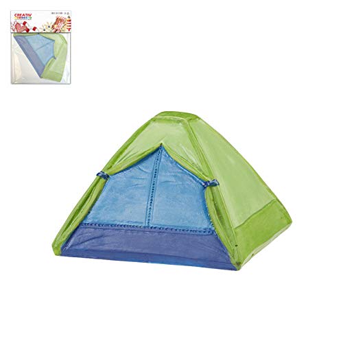 CREATIV DISCOUNT Miniatur Zelt, ca.5,5 x 4,2cm, 1 STK. Spielzeug