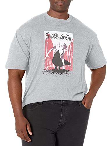 Marvel Gwen Séparé T-Shirt Homme noir en coton respirant à manches courtes