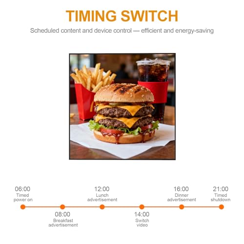 Image of 33.2 inch Square Digital Signage, 400nits High Brightness LCD Monitor Advertising Display,Indoor Digtal Signage, CMS /U-Disk Plug&Play, Smart Split Screen, 24 /7 Operation, HD-MI /USB /WiFi /Android System