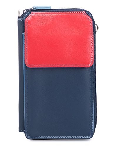 mywalit Zip Round Multi Purse with Shoulder Strap Wallet