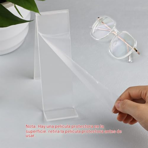 Miniatura 3 de Swawis 10 Piezas Soporte De Libro Acrílico Soporte Organizador Libros Acrílico 15,5 X 11,5 X 5 Cm Transparente Soporte Libro Para Cartel, Exhibir Libros, Cuadernos, Libros Ilustrados