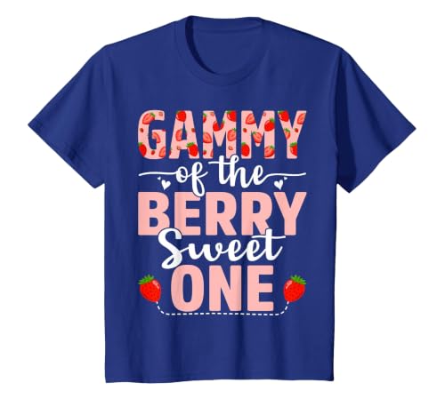 Gammy of The Berry Sweet One Birthday Strawberry Gammy T-Shirt, Youth, Royal Blue, 2T