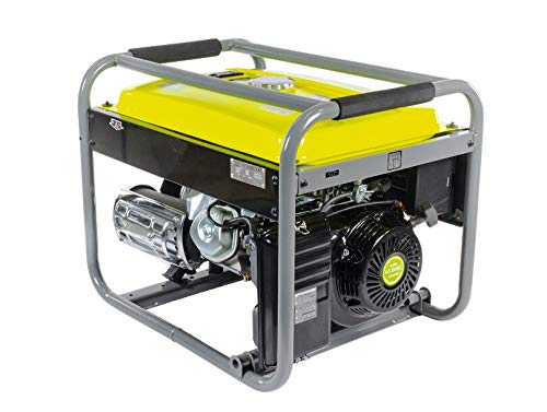 K&S Basic KSB 6500C Benzineerator, maximaal vermogen 5500 W, generator met automatische spanningsregelaar (AVR), uitgangsspanning 12 V, stroomgenerator met kortsluitbeveiliging, beschermingsklasse - Afbeelding 5