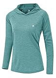 √ Diese Hoodie Langarm Laufshirt mit Kapuze schützen Ihren Hals an heißen Sommertagen vor Sonnenbrand. Langarm mit Daumenlöchern Design, das die Ärmel an Ort und Stelle hält und mehr abgedeckte Bereiche und zuverlässigen Sonnenschutz für Ihre empfindliche Haut bietet.