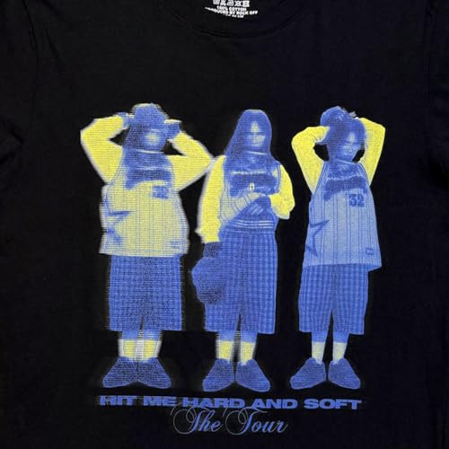 T-shirt Billie Eilish Hit Me Hard and Soft Blurred Stand noir - 3