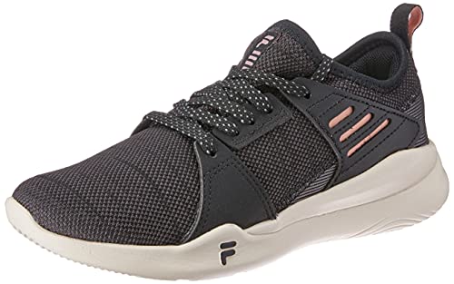 Tênis Essential, Fila, Feminino, Preto/Rosa Coral/Grafite, 34