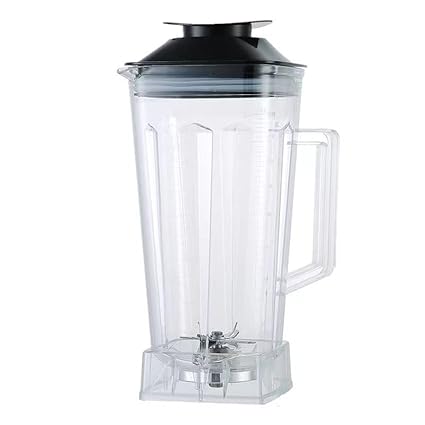 Shoppers Hub PNQ 2.0 litres Heavy Duty Commercial Blender Bar Jar Cocktail Mocktail Milk Shaker Juice Smoothie Maker Jar (Approx 2.0 litres Capacity) Transparent Toughened Polycarbonate Jar