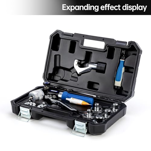 Image of HVAC Hydraulic SWAGING tool kit for copper tubing Expanding 3 /8 inch to 1-1 /8 inch