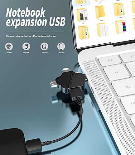 Convertisseur OTG USB type C avec connecteur Lightning pour Android