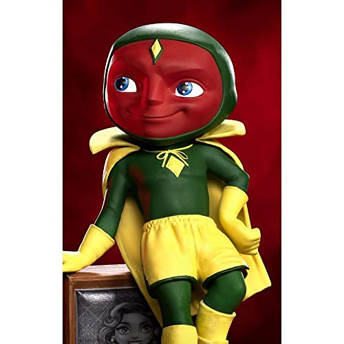 Iron Studios- WANDAVISION Halloween Vision Minico IronStuidos Figurine, Multicolor, 19 Centimeters...