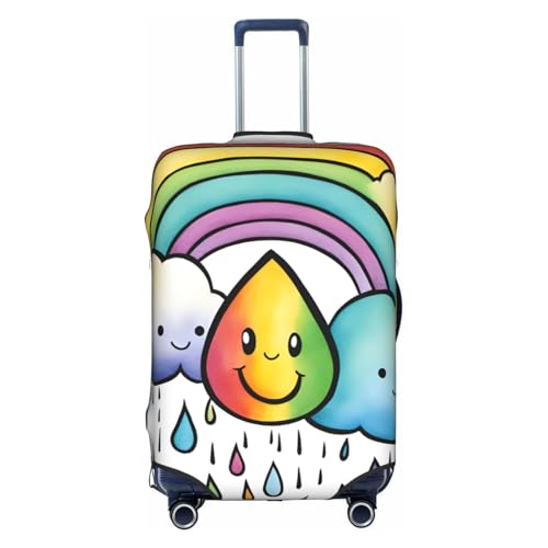 Housse bagage Rainbow Clouds valise protégée contre les vols et les chocs