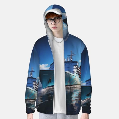 Chaqueta de hombre con protección solar UPF 50+ manga larga miniatura 3