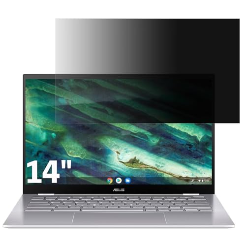 ASUS Chromebook Flip C436FA 14�C���` 16:9 �Ή� �`�����h�~�t�B���� �v���C�o�V�[�t�B���^�[ �u���[���C�g�J�b�g ���˖h�~ PC �p�\�R�� ���j�^�[ �̂������h�~ ��ʕی� �ی�V�[�g ���E�ȒP ���ʎg�p