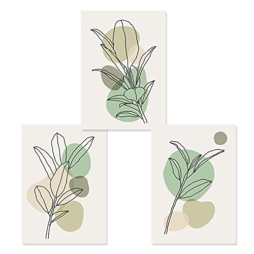 Impression image géométrie vert nordique sans cadre pour rénover votre décoration facilement
