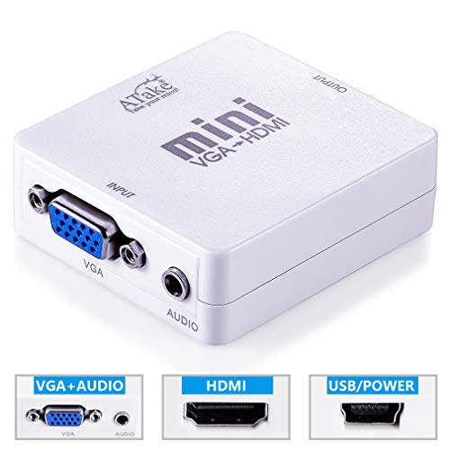 Digital VGA to HDMI Converter 1080P D-Sub to HDMI Video Adapter with Audio