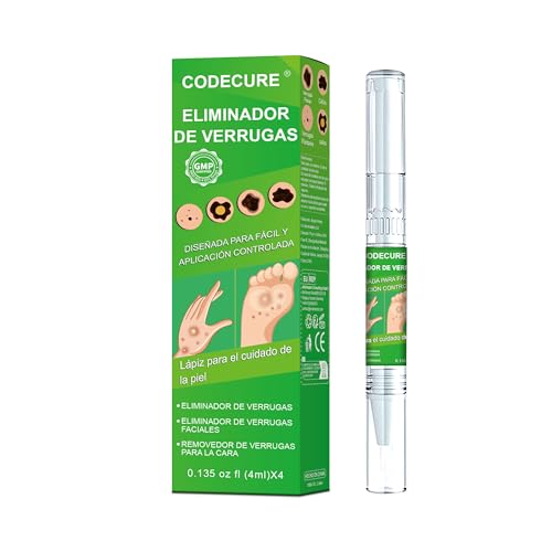 Lápiz para eliminar verrugas de 4 ml, kit para eliminar verrugas, callos, granos, lunares y durezas, eficaz para rostro, cuerpo y manos