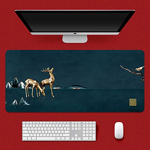 Tapis de souris XXL pour gamer PC grand format style à la chinoise