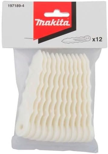 Makita 197189-4 Replacement Plastic Blades, Pack of 12, Multicoloured