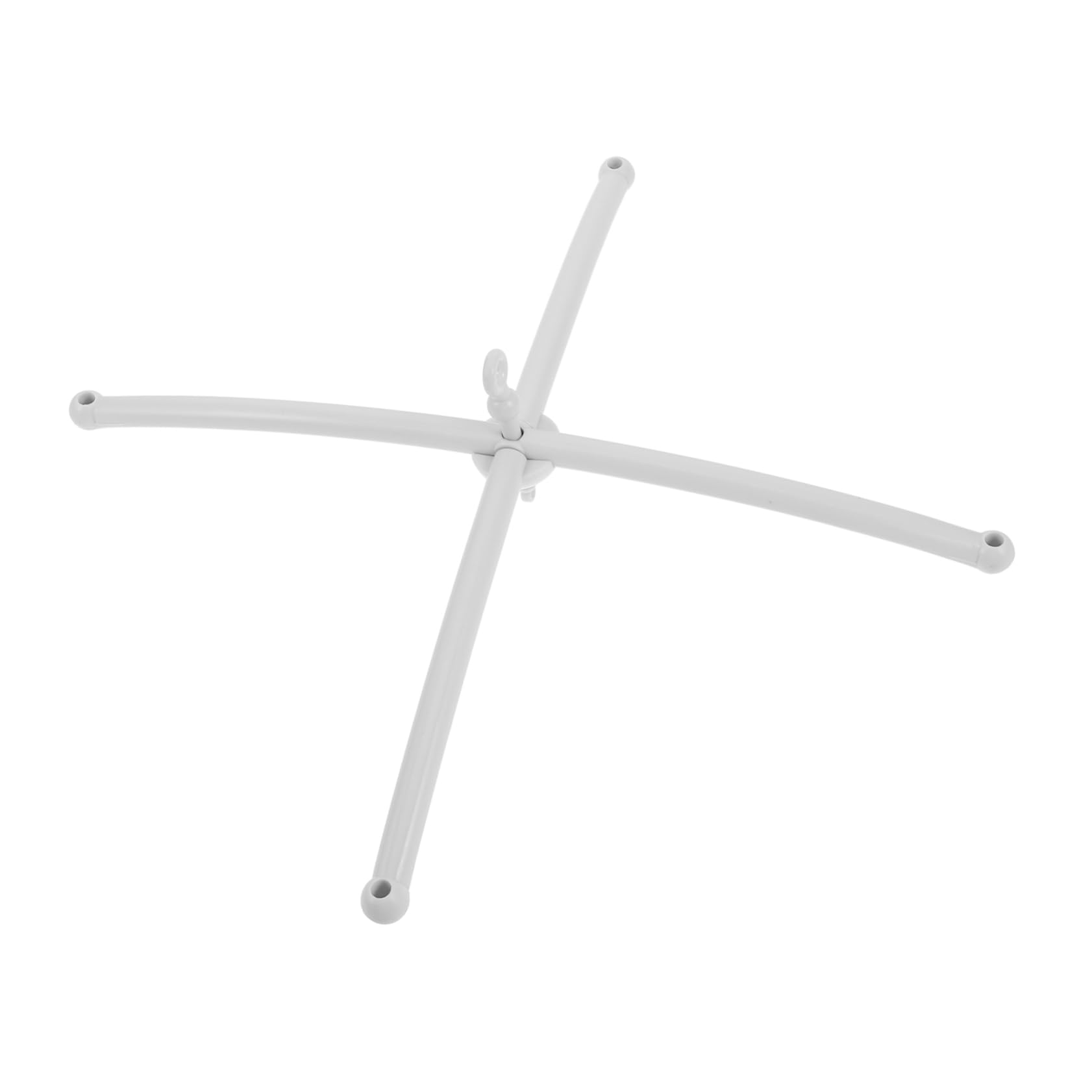 BESPORTBLE Bed Bell Cross Crib Mobile Arm Bed Bracket Mobile Holder Bed Bell Holder Crib Mobile Hanger Newborn Bed Bell Holder Bed Bell Hanger White Plastic