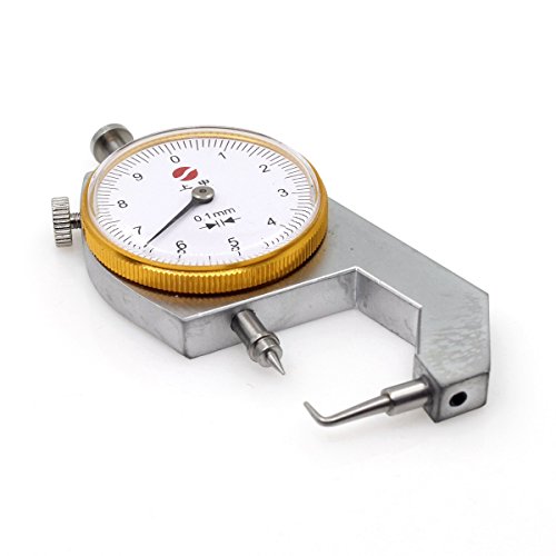 Calibrador de espesores con cabeza en forma de pasador, rango 0-10 mm, resolución 0,1 mm, lectura métrica miniatura 3