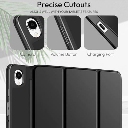 Image of Robustrion Cover Case for Samsung Galaxy Tab S11 11 inch Cover with [S-Pen Holder], Flip Cover Case for Samsung S11 Tablet 11 inch [Auto Sleep Wake] - Black