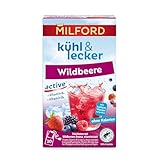Milford kühl & lecker active Wildbeere | Ohne Kalorien | Ohne Zucker | Laktosefrei | Glutenfrei | Vegan | 20 Teebeutel |50 g