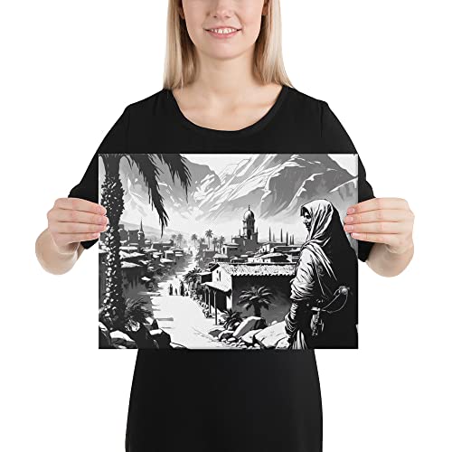 Toile Afghan Beauty de Neural Artistry pour sublimer votre salon moderne