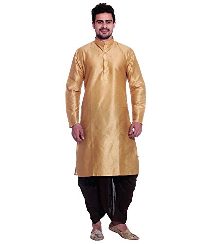 larwa Men's Wedding Ceramany Kurta+Dhoti Set-picture-26