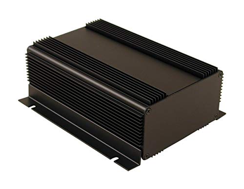 1455NHD1601BK - Metal Enclosure, Extruded, Heat Dissipating Fins, Small, Extruded Aluminium, 60.76 mm, 111 mm (1455NHD1601BK)