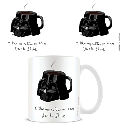 Pyramid International Wars Darth Vader Ceramic Mug in Presentation Gift Box (Dark Side Coffee Design) 11oz Ceramic Mug - Image 2
