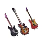 MFGSDFR Holz-Musikinstrument-Ornamente, Bass- und Schlagzeug-Set, professionelles Musikinstrument, Ornament, Metallmodell mit Werkzeugen (23)