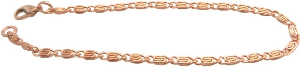 Solid Copper Bracelet CB620G - 1/8 of an inch wide - Available in 6/12 to 9 inch lengths